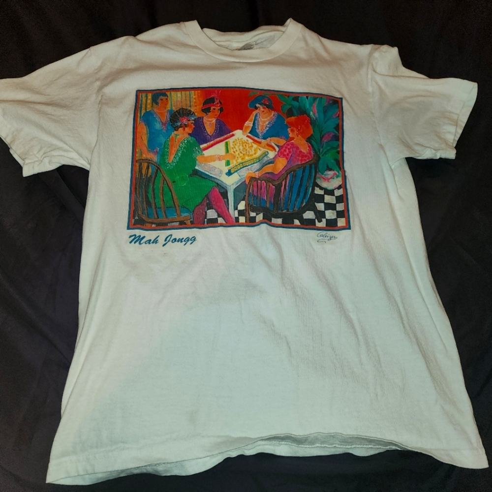 Female M short-sleeve white T-shirt by Stedman by Hanes